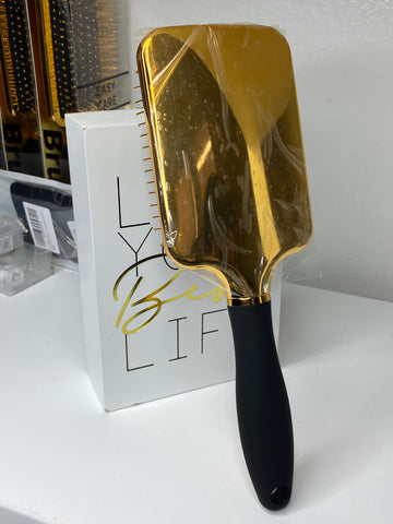 Gold-Plated Paddle Brush